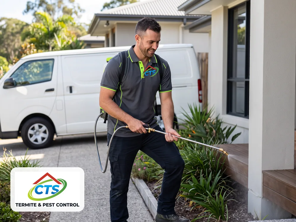 Licensed CTS technician providing general pest control