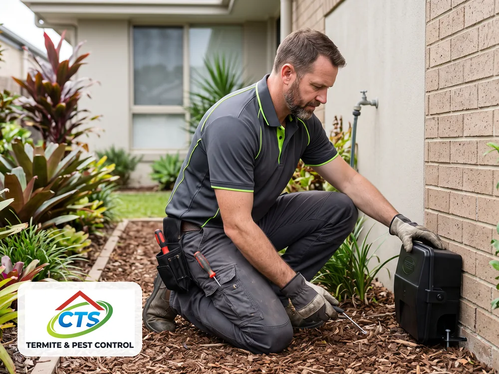 Licensed CTS technician providing rodent control